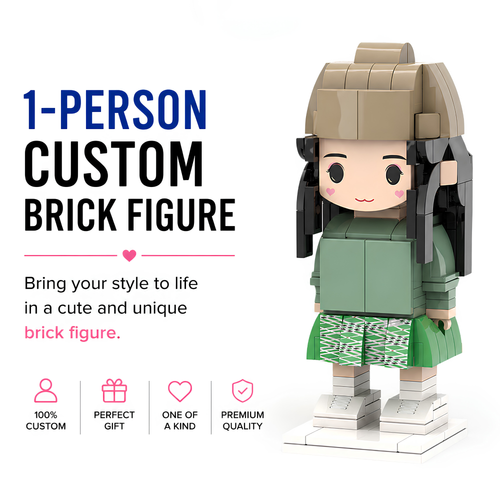 Custom Brick Figure from Photo – One Person